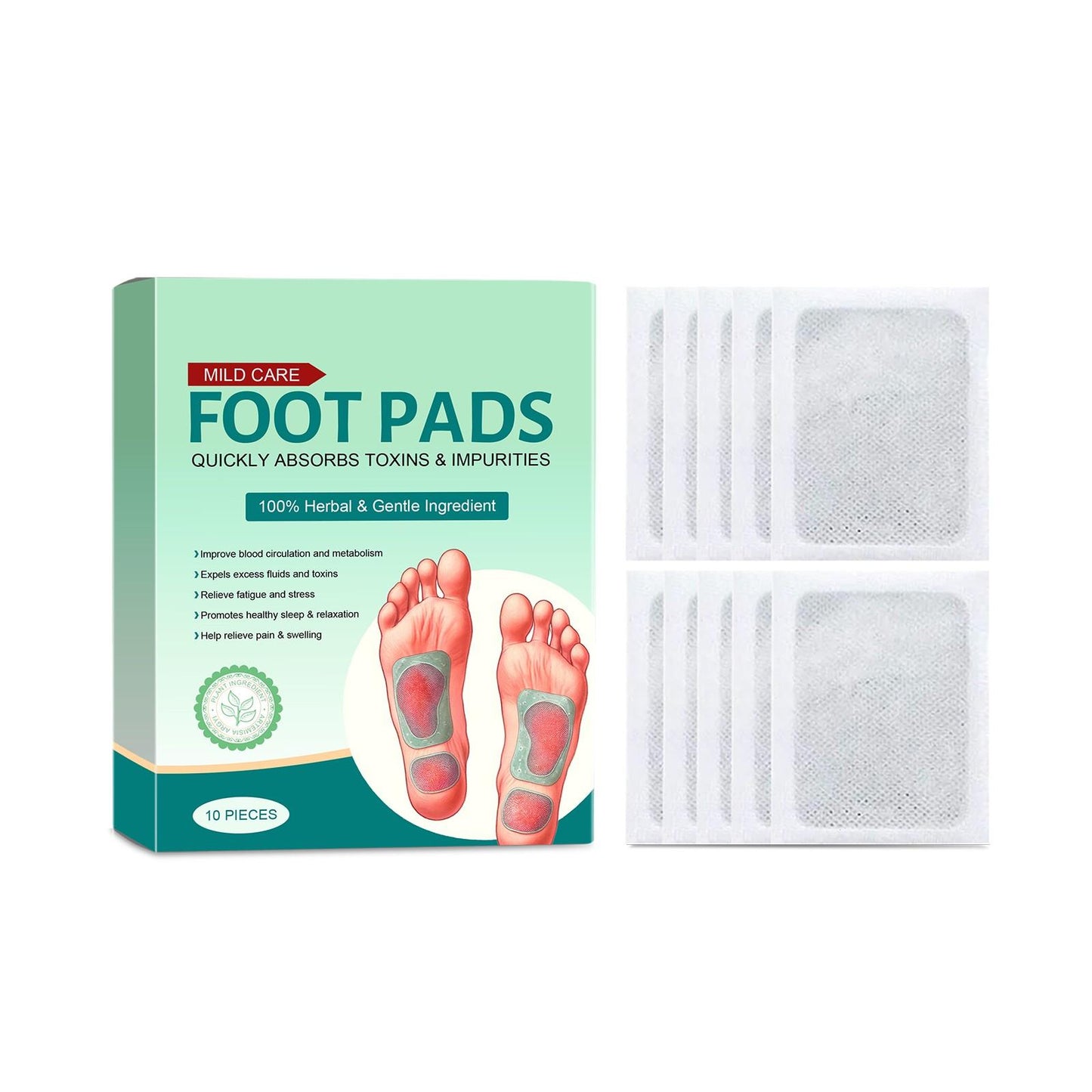 100% Merbal & Gentle Ingredient Detox Foot Pads (BUY 1 GET 1 FREE )