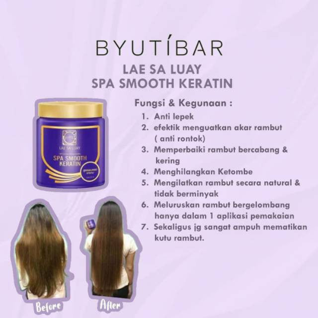 LAE SA LUAY™ Spa Smooth Keratin Hair Mask ( BUY 1 GET 1 FREE )