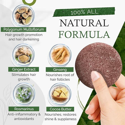 Ouhoe Ginseng & Polygonum Multiflorum Shampoo Soap ( BUY 1 Get 1 Free )