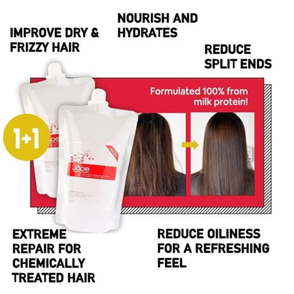 🥛✨ MILK KERATIN HAIR TREATMENT MASK ( BUY 1 GET 1 FREE )