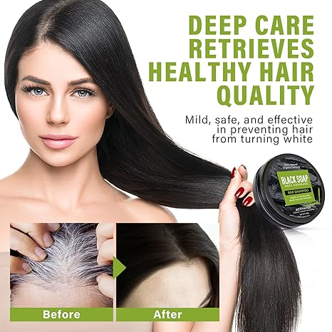 GleamXi Natural Black Shampoo Bar ( BUY 1 GET 1 FREE )