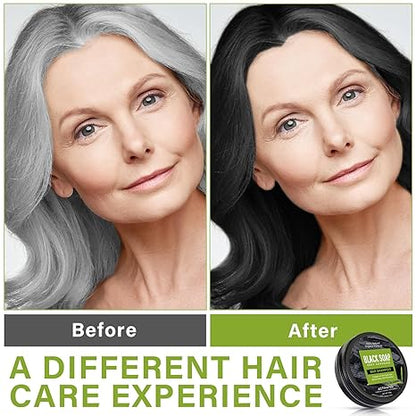 GleamXi Natural Black Shampoo Bar ( BUY 1 GET 1 FREE )