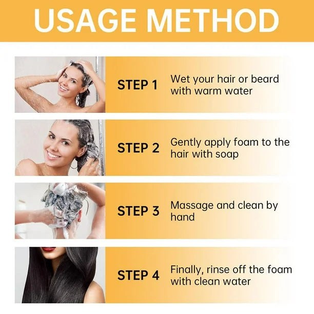 Natural Black Hair Soap ( BUY 1 GET 1 FREE )