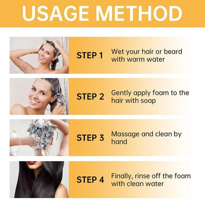 Natural Black Hair Soap ( BUY 1 GET 1 FREE )