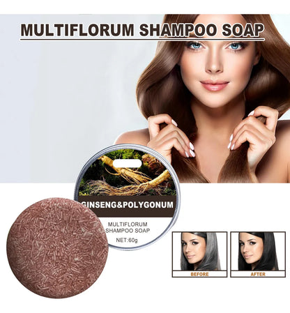 Ouhoe Ginseng & Polygonum Multiflorum Shampoo Soap ( BUY 1 Get 1 Free )