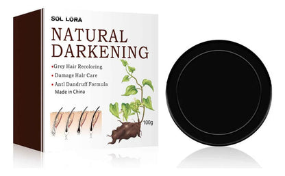 Sol LORA Natural Darkening Shampoo Soap ( BUY 1 GET 1 FREE )