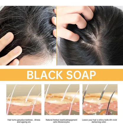 Natural Black Hair Soap ( BUY 1 GET 1 FREE )