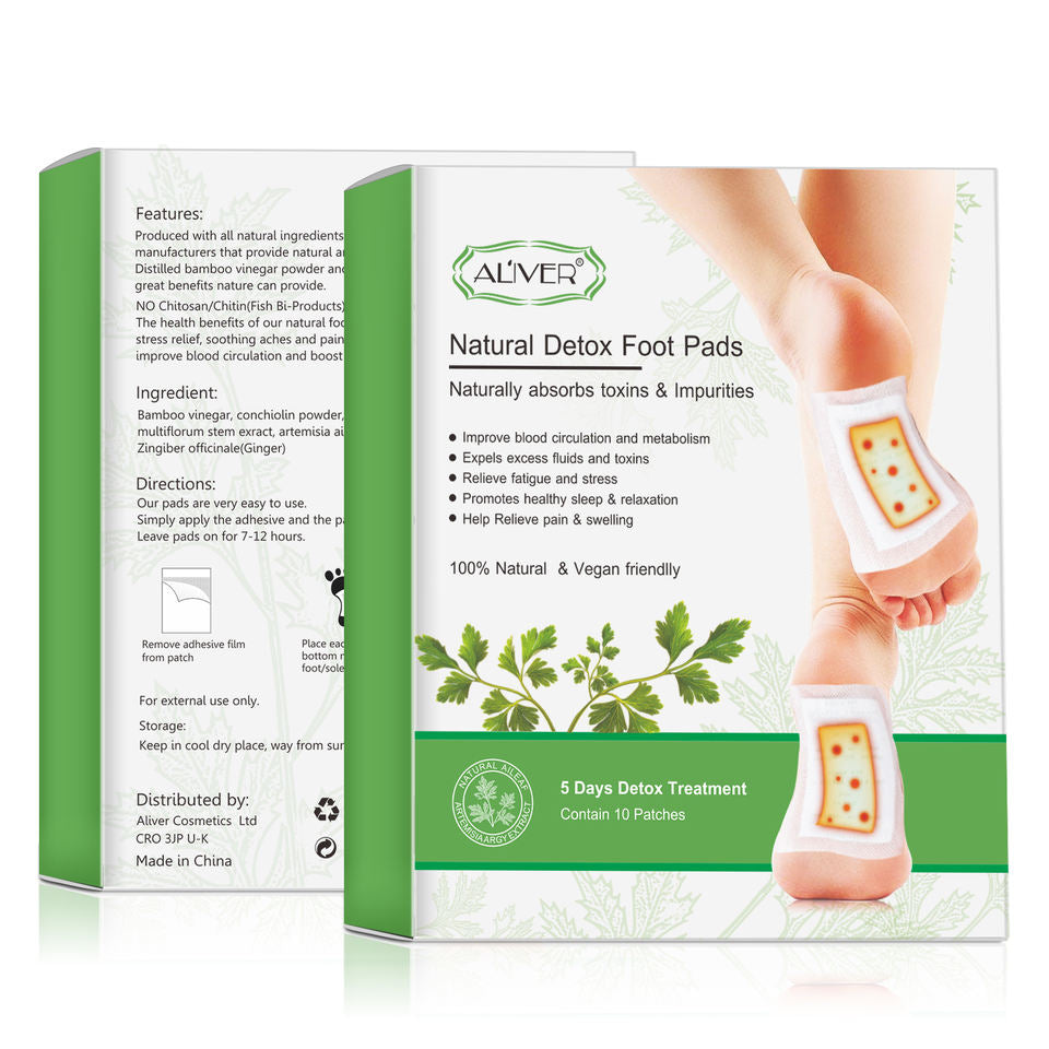 ALIVER Natural Detox Foot Pads ( BUY 1 GET 1 FREE )