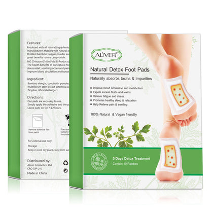 ALIVER Natural Detox Foot Pads ( BUY 1 GET 1 FREE )