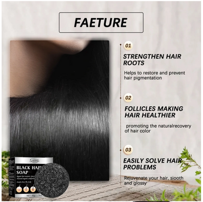 Natural Black Hair Soap ( BUY 1 GET 1 FREE )