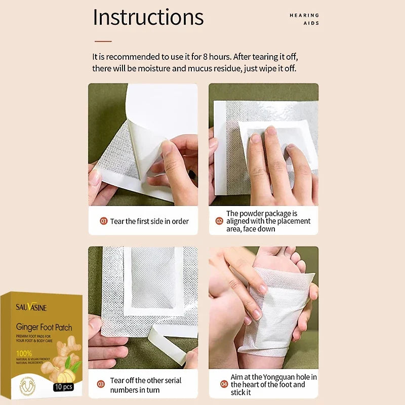 SAUVASINE™ Ginger Foot Detox Patch ( BUY 1 GET 1 FREE )