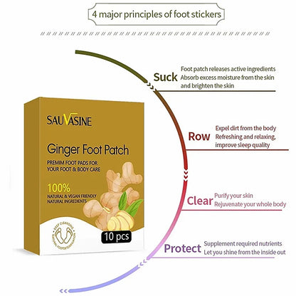 SAUVASINE™ Ginger Foot Detox Patch ( BUY 1 GET 1 FREE )