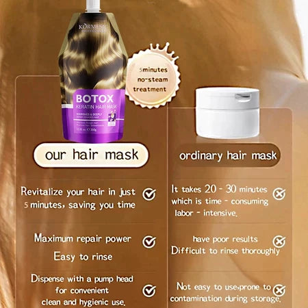 💛✨ Botox Keratin Hair Mask ( BUY 1 GET 1 FREE )