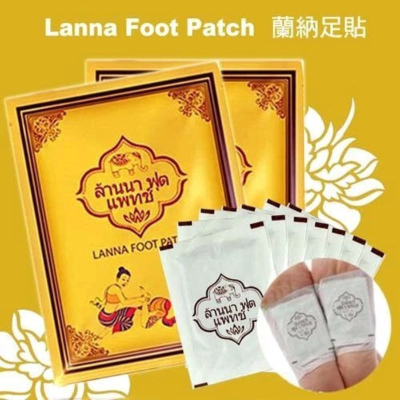 Lanna Patch Herbal Natural Detox Pads