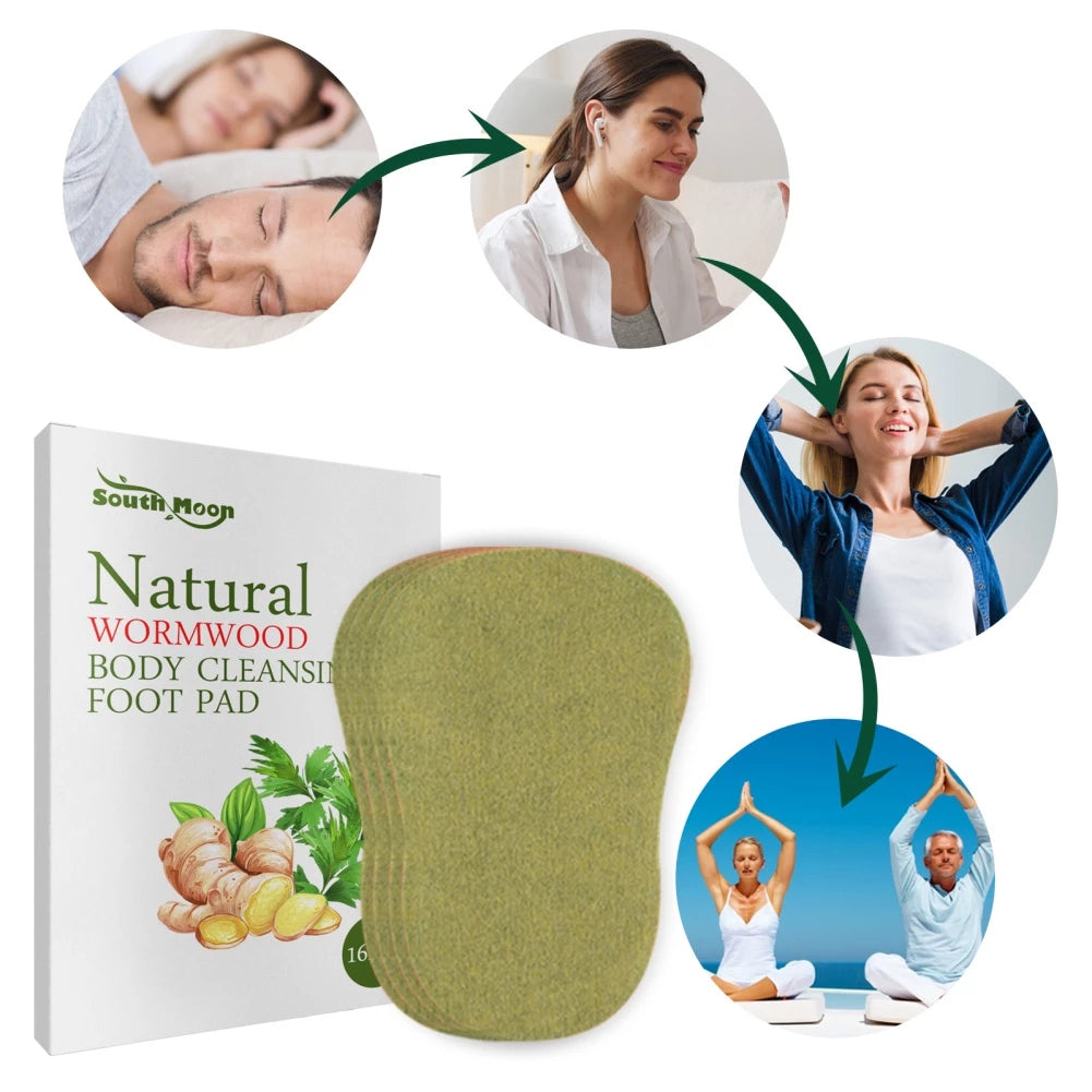 Natural  Wormwood  Body Cleaning Foot Pads ( BUY 1 GET 1 FREE )