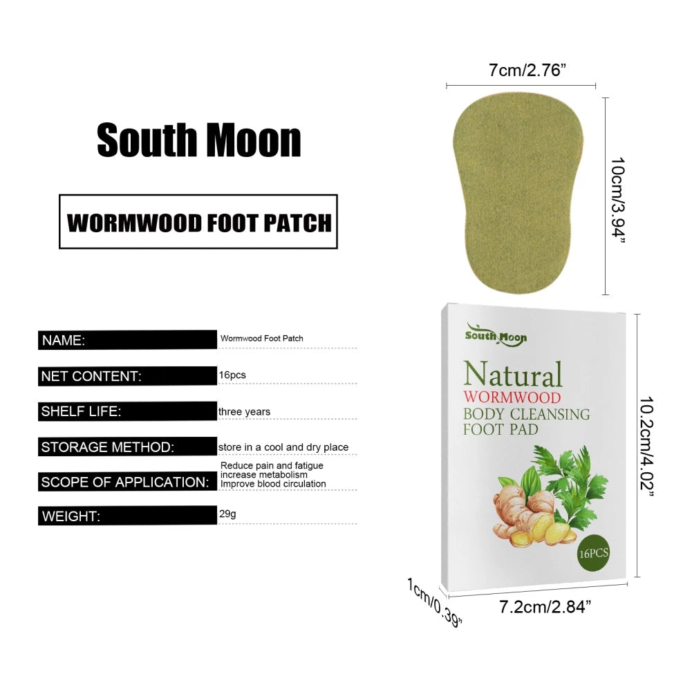 Natural  Wormwood  Body Cleaning Foot Pads ( BUY 1 GET 1 FREE )