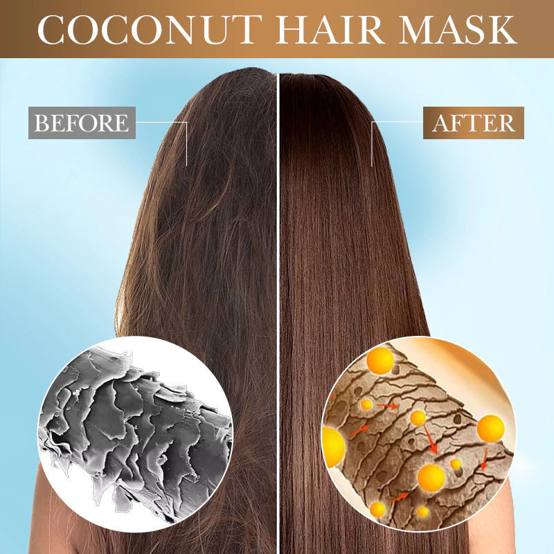 SADOER Nourishing Coconut Oil Hair Mask ( BUY 1 GET 1 FREE )