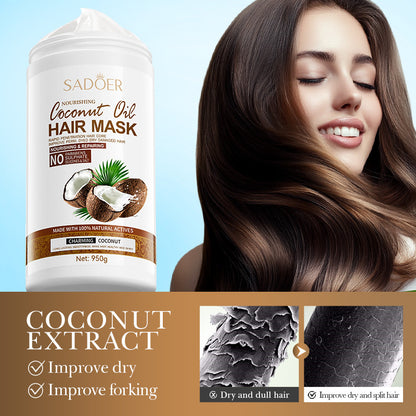 SADOER Nourishing Coconut Oil Hair Mask ( BUY 1 GET 1 FREE )