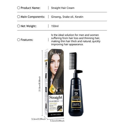 Disaar Keratin Straightener Comb Hair Mask ( BUY 1 GET 1 FREE )