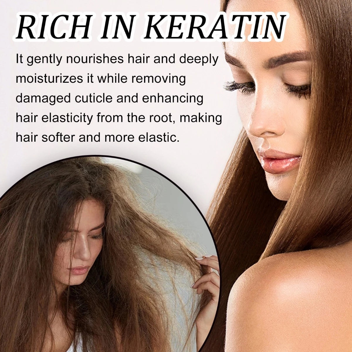 OUHOE  Reviving Keratin Hair Cream ( BUY 1 GET 1 FREE )